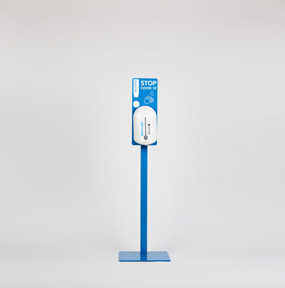 Hånddispenser Pro Hvid  inkl. børnestander (Blå)